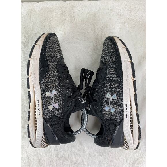 Under Armour HOVR Intake 6 Women's Running Trainer Shoe Black/White Size 8.5 - Picture 5 of 8